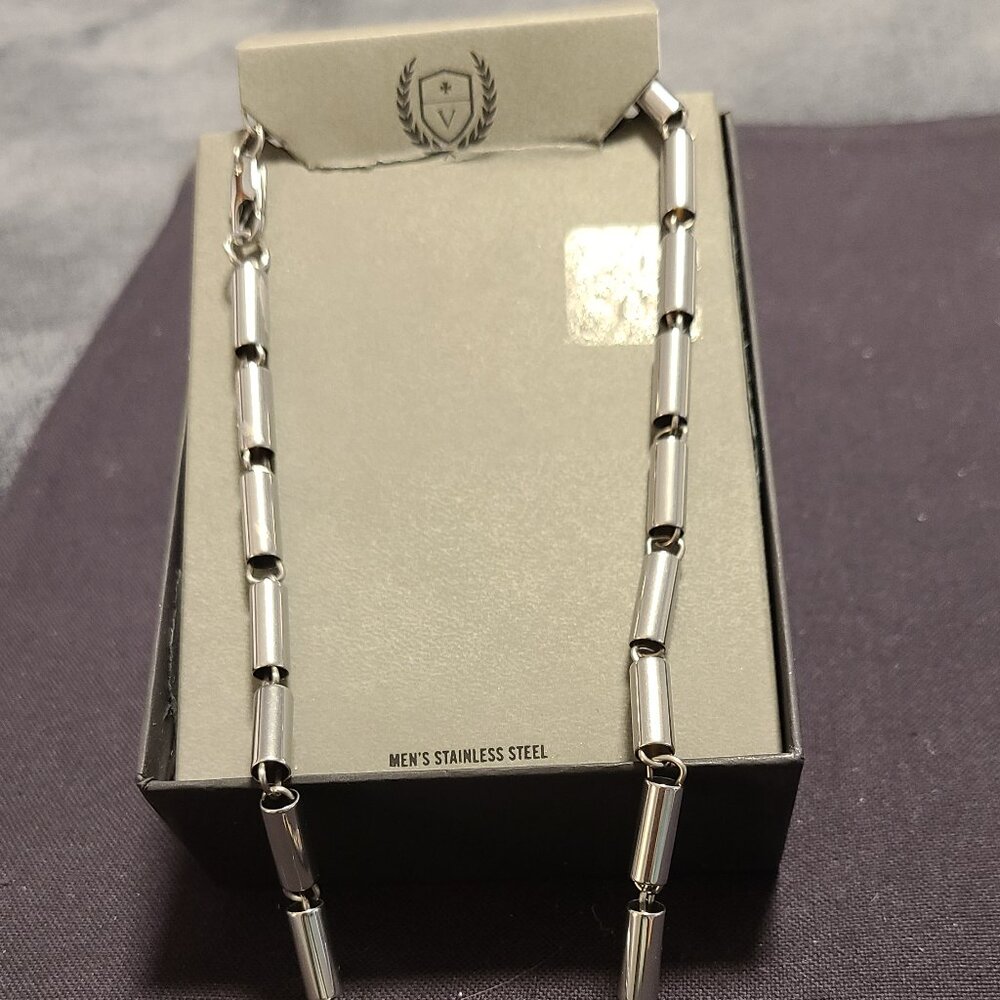 Vantage Stainless Steel Barrel Link Chain.
